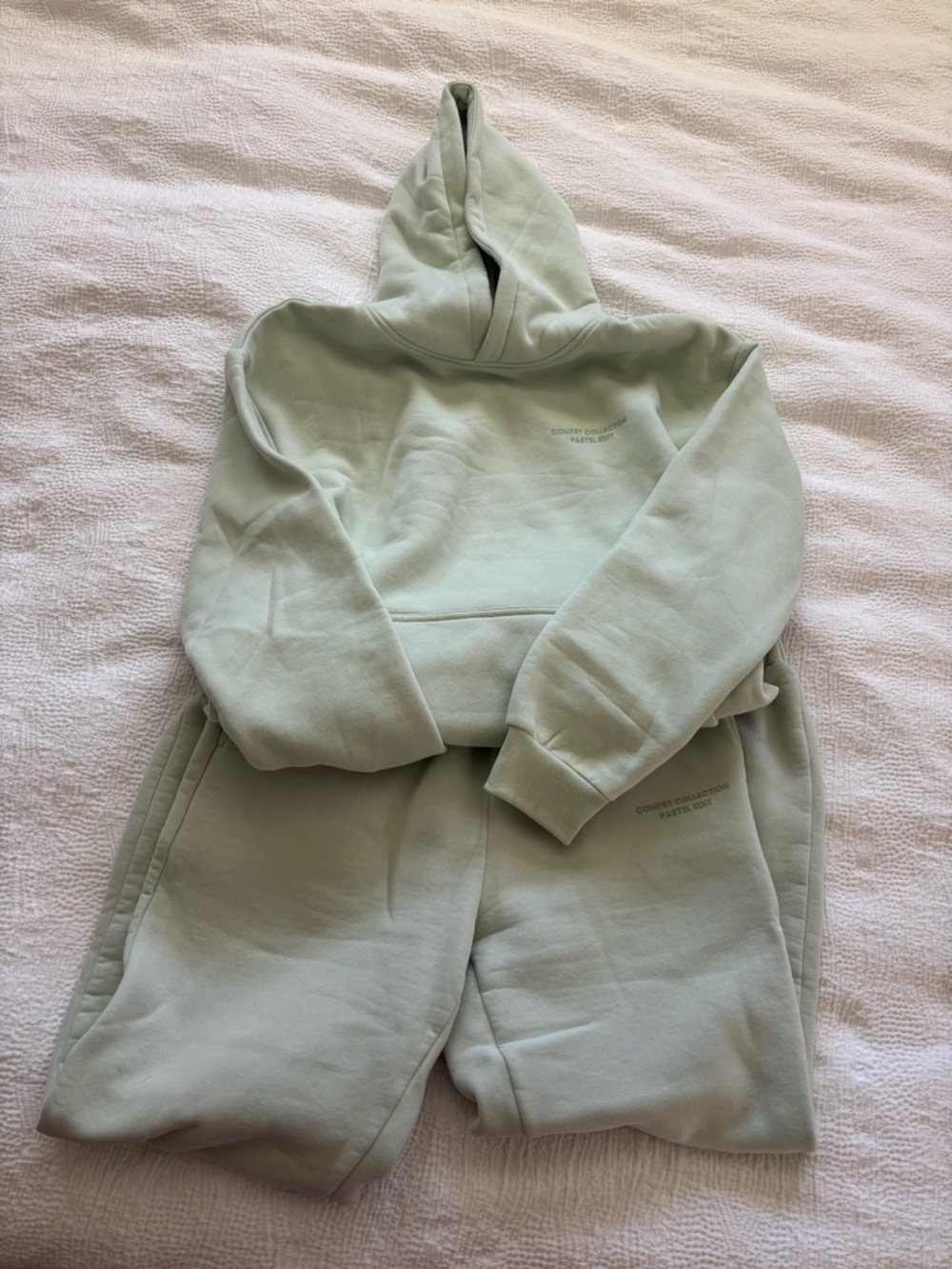 Comfrt sweat set mint green